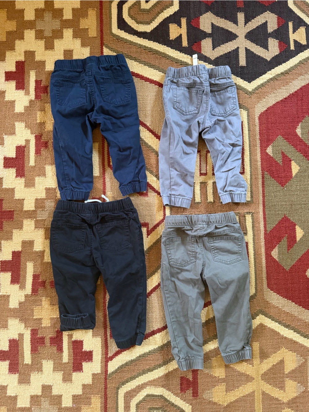 Cat & Jack Kids Jogger Pants in Navy, Light Gray, Black, and Olive